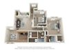 Mill Pond Apartments Chelsea Upper Floorplan 2 Bedroom Unit Mill Pond Apartments Chelsea Upper Floorplan 2 Bedroom Unit