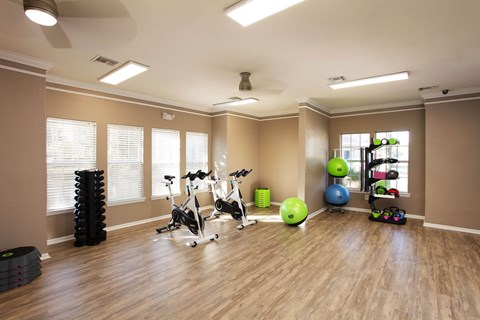 Virtual training and yoga room