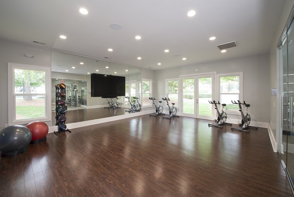 Virtual training and yoga center