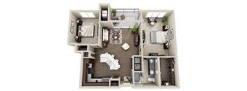 1 Bed 1 Bath Den (FS 4)