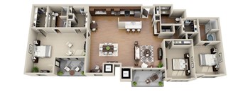 3 Bed 2.5 Bath Infinity Suite (FS 4)