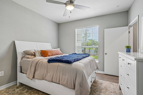 Main bedrooms accommodate king size furniture