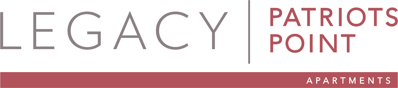 The image is a logo for a place called Legacy Patriot Point Apartments.
