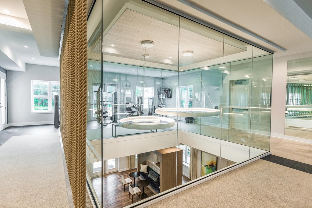 Multi-story clubhouse