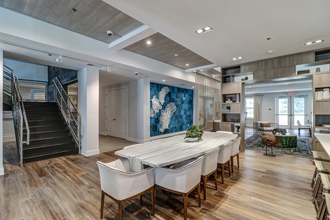 Clubhouse with lounge area