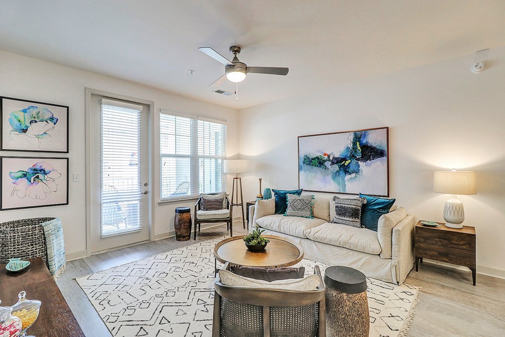 Spacious living room