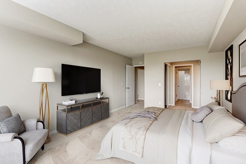 Spacious bedroom