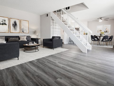 Renovated suites available with hardwood-inspired flooring and granite countertops