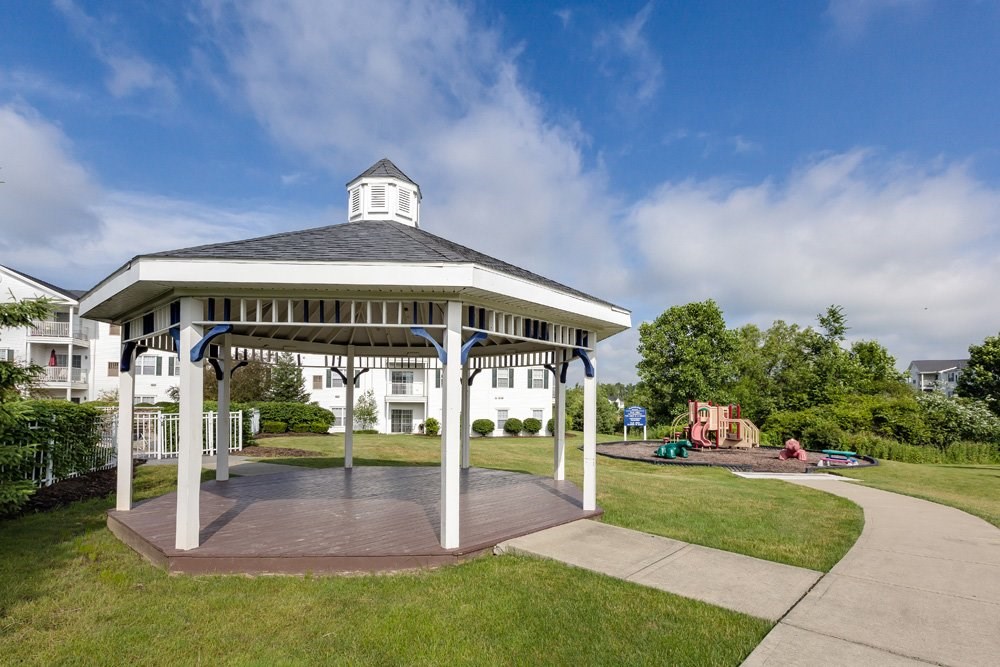 Gazebo and playground