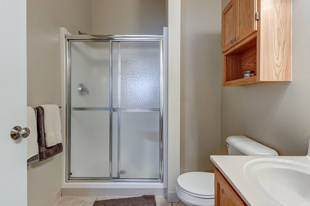 Bathrooms with walk-in showers