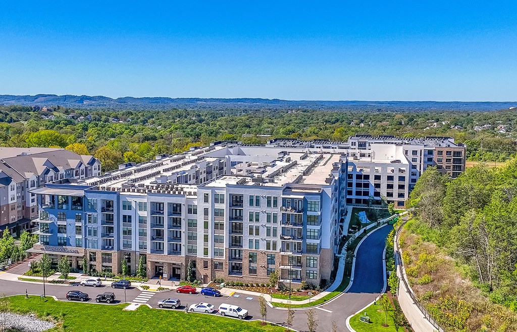Aerial view of Legacy Cool Springs Apartments