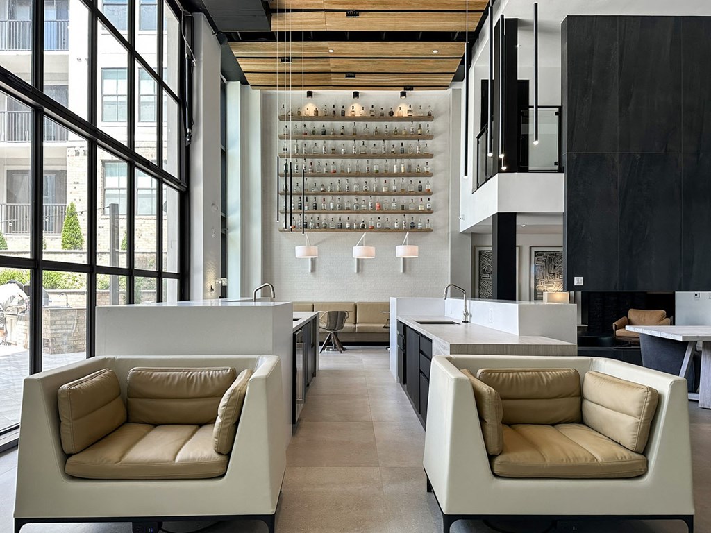 social kitchen with indoor/outdoor space