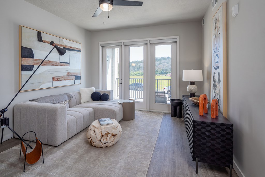 Spacious living areas with tons of natural lighting