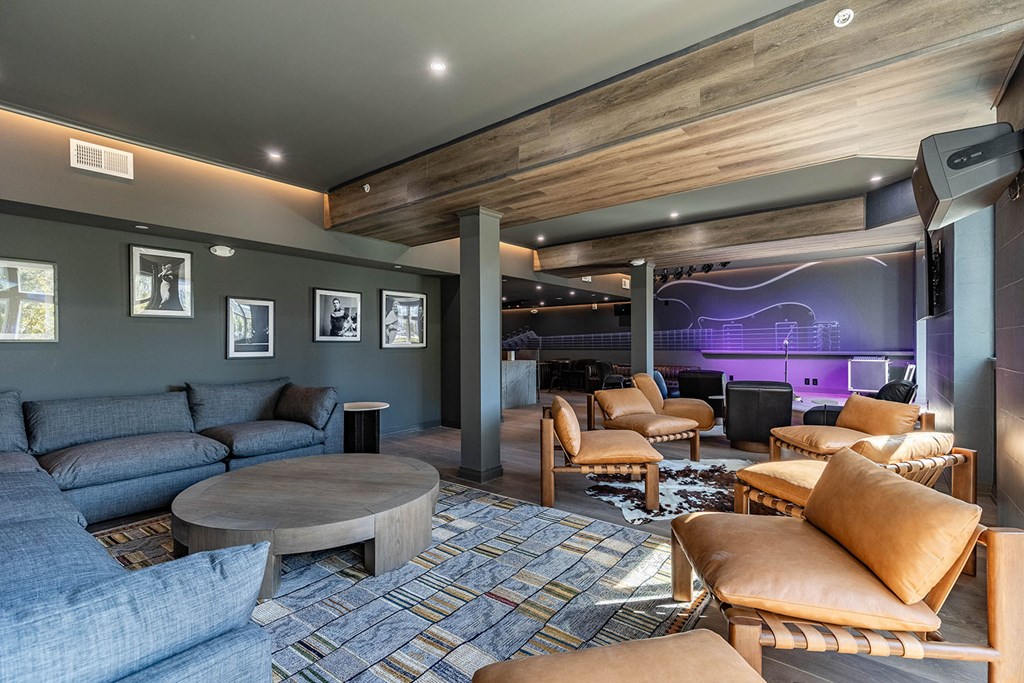 Music studio and whiskey lounge