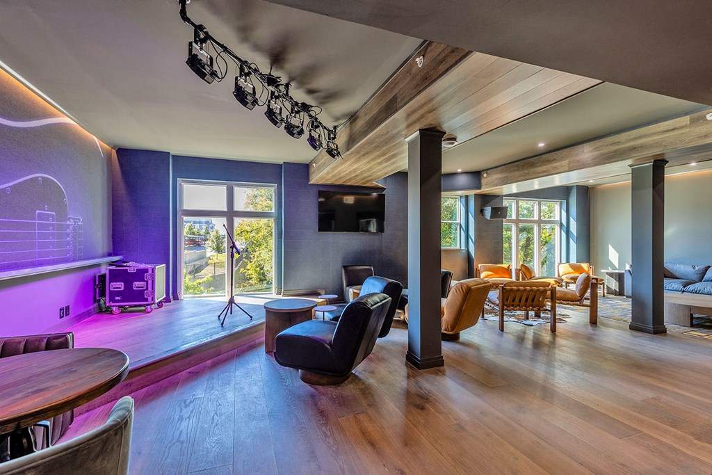 Music studio and whiskey lounge