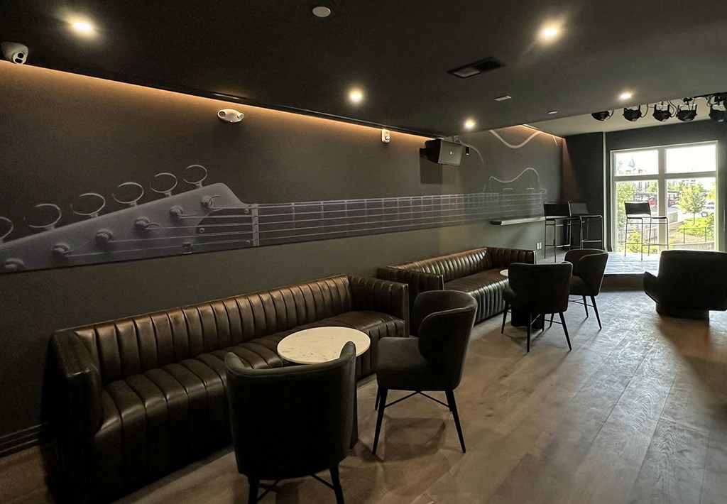 Music studio and whiskey lounge