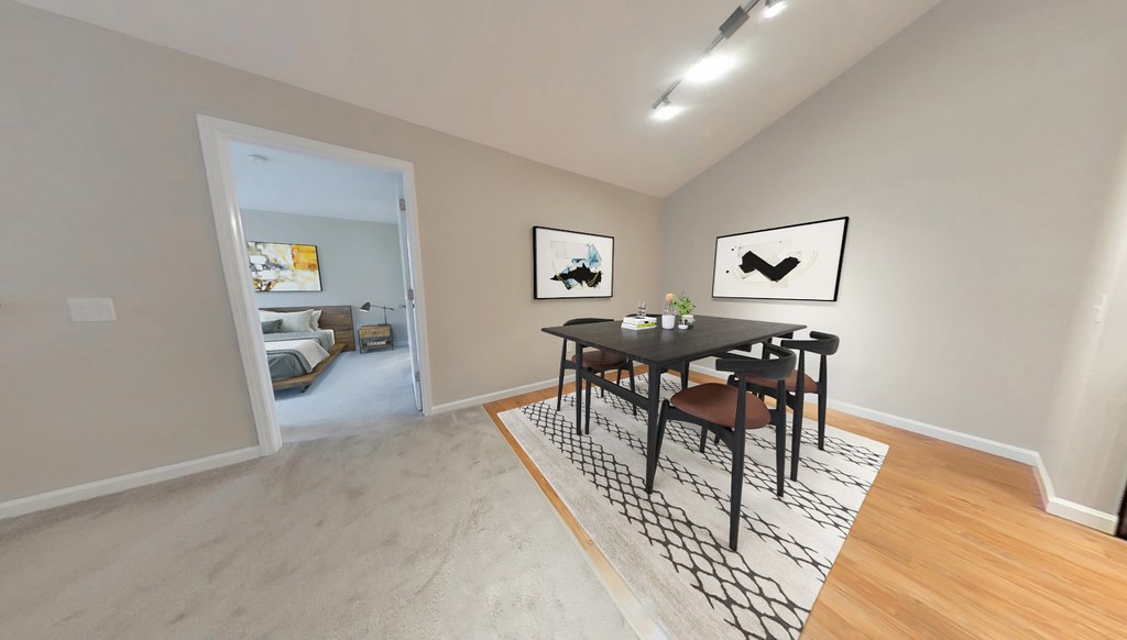 Dining room and bedroom