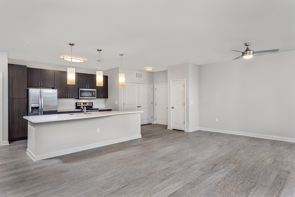 Open concept floor plans