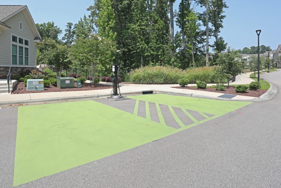 Electric car charging stations