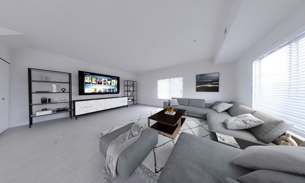 Spacious living room