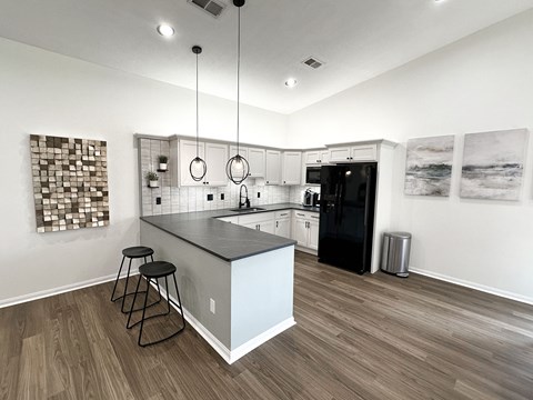 Clubhouse with kitchen