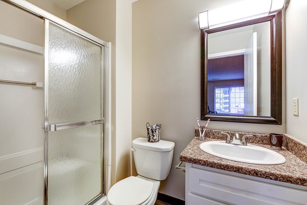 Bathroom with shower