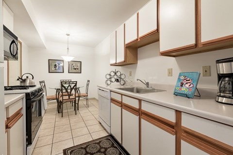 Townhomes with fully-equipped kitchens