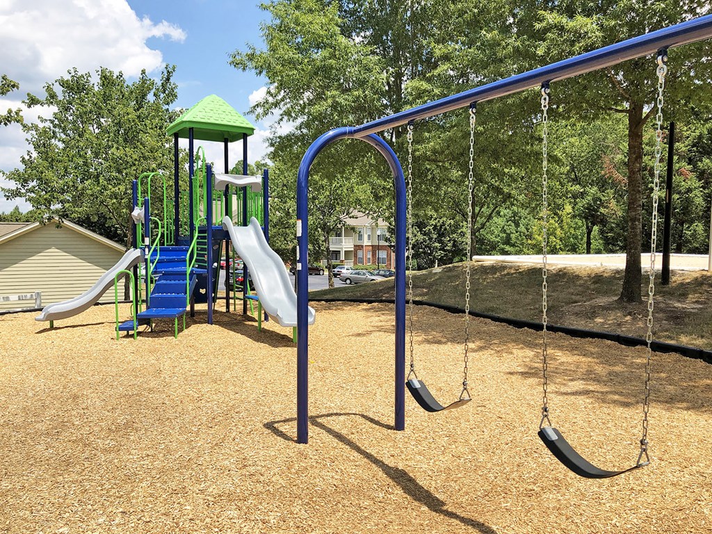 Playground with swings