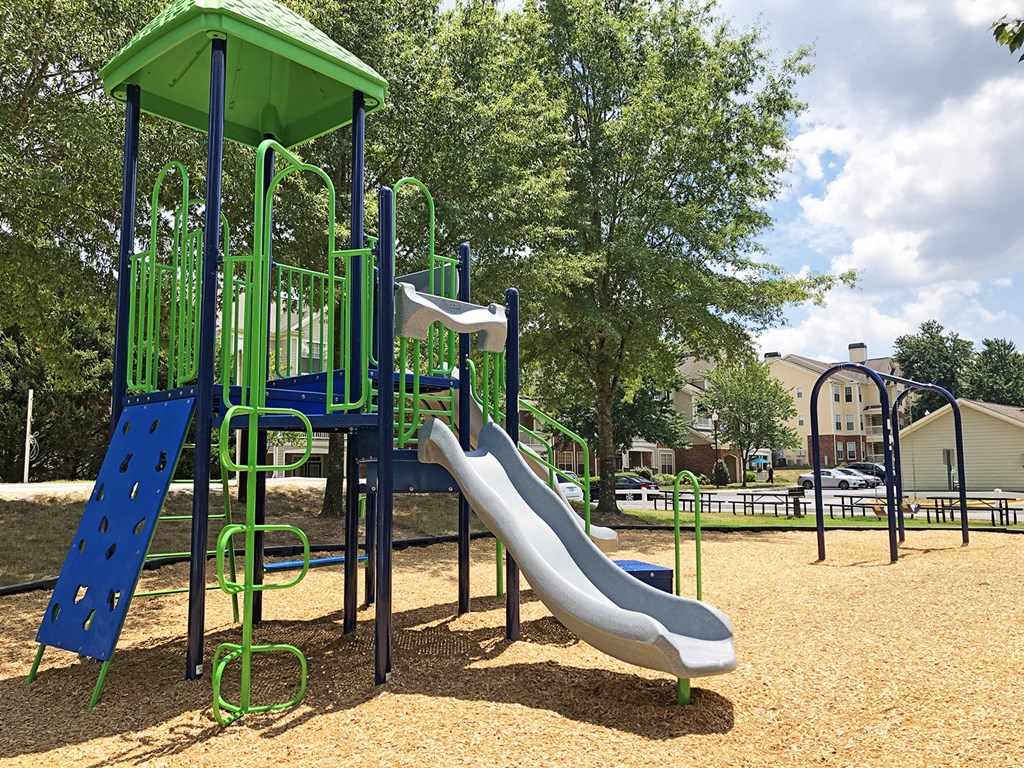 Playground with swings