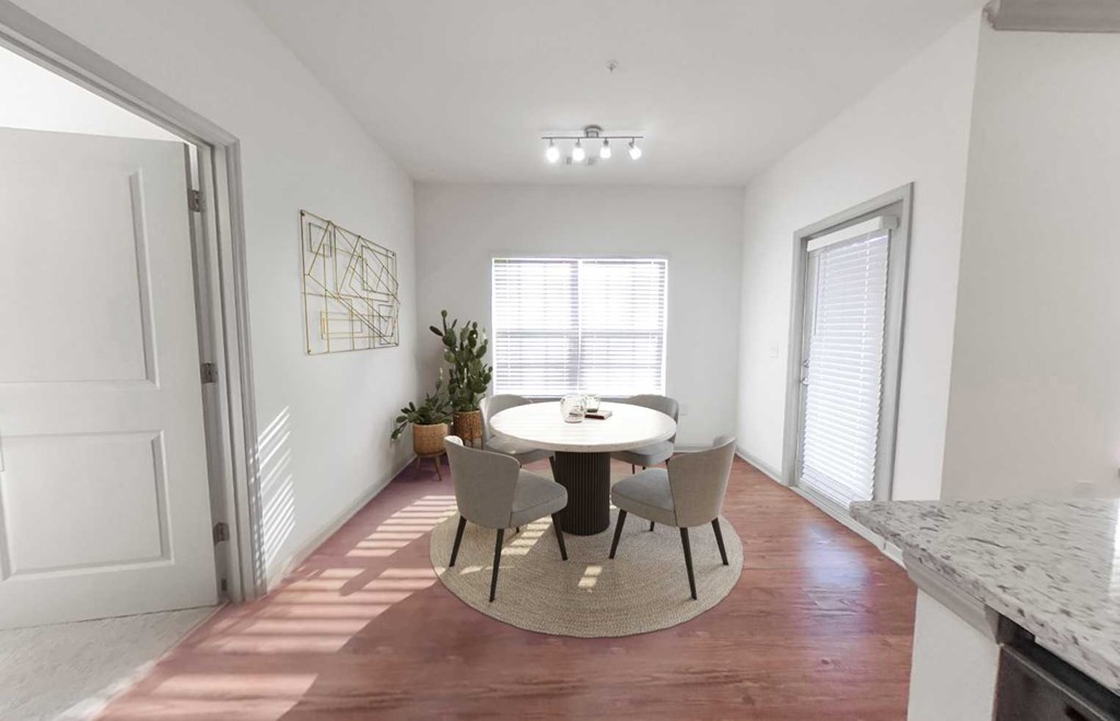 Spacious dining areas