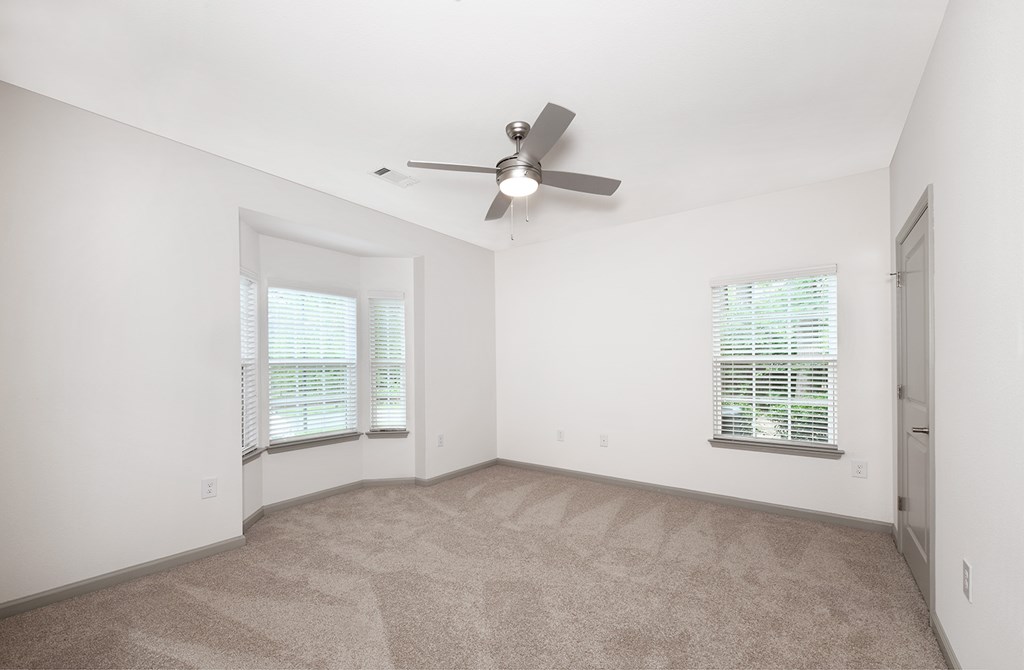 Oversized bedrooms accommodate king size furniture