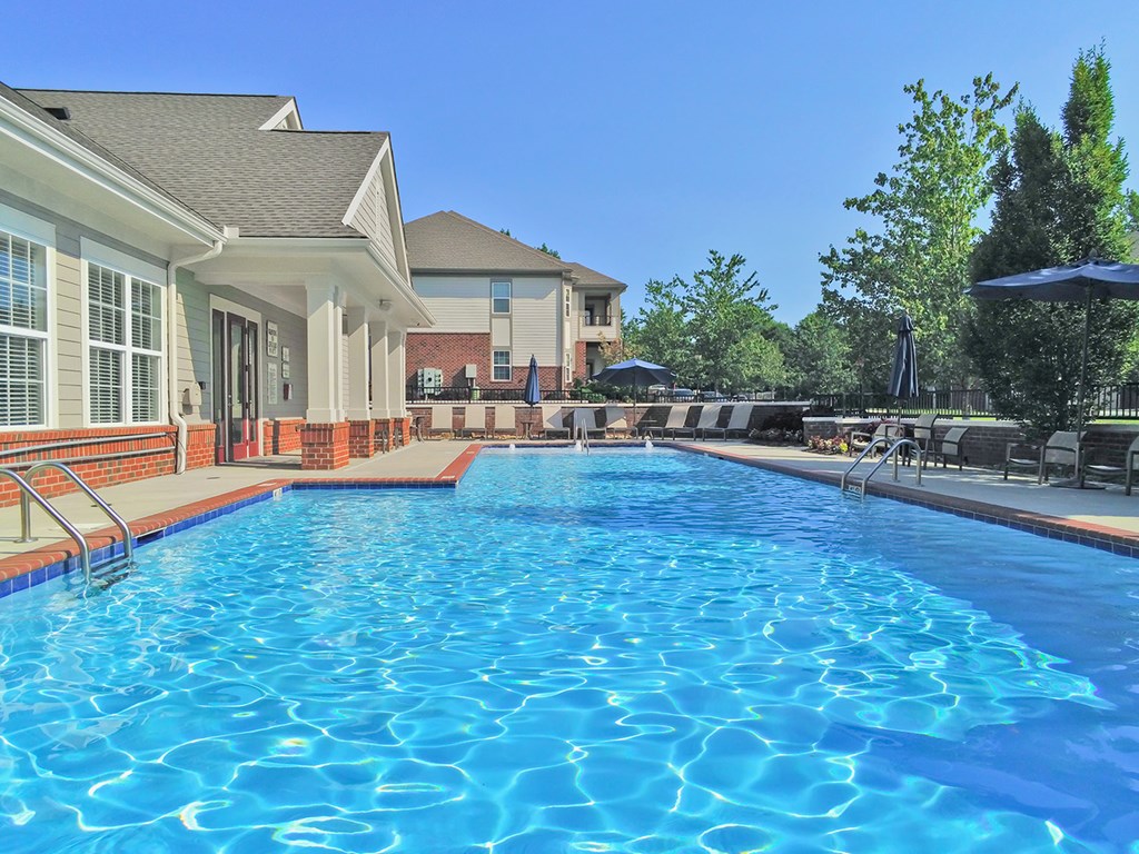 Pool with sundeck and grills