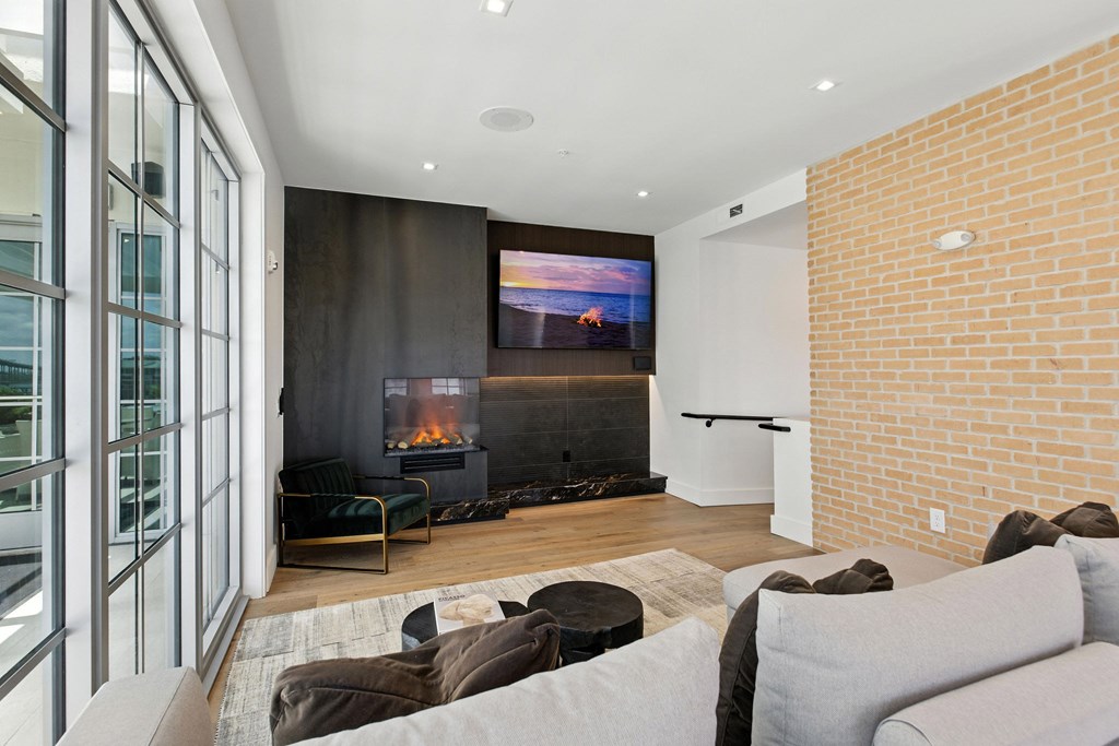 Impressive multi-story clubhouse with lounges