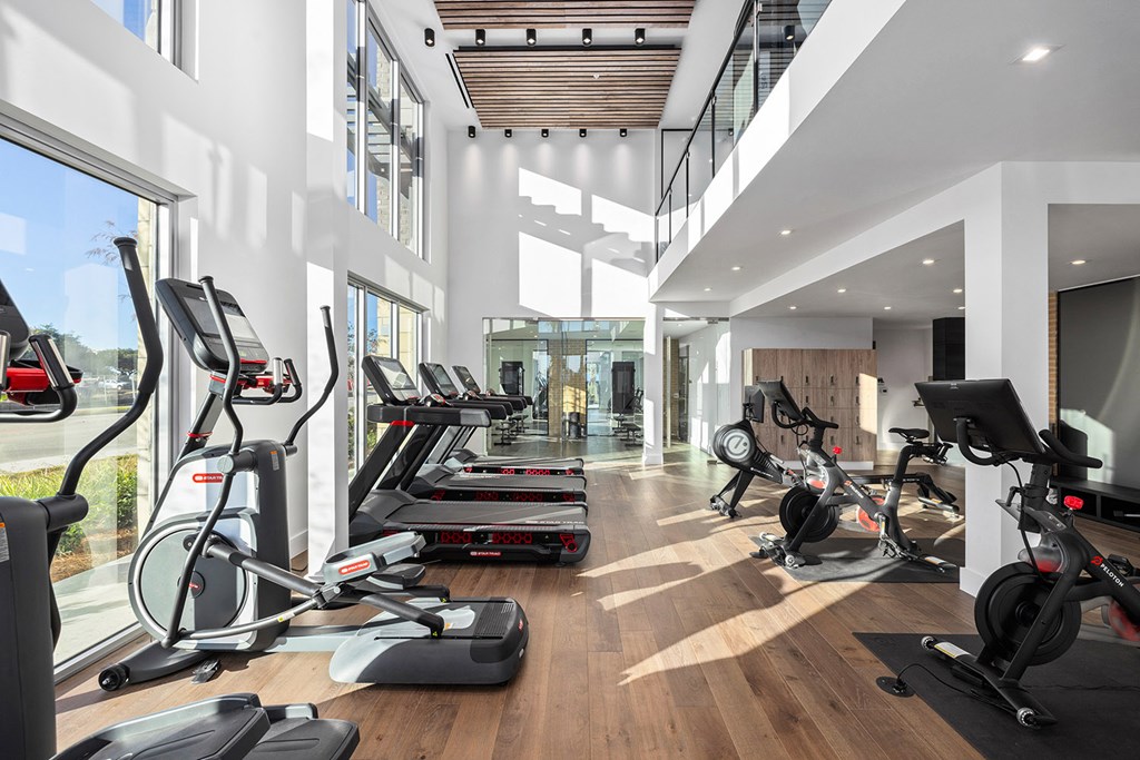 Our fitness studio features an array of the best equipment