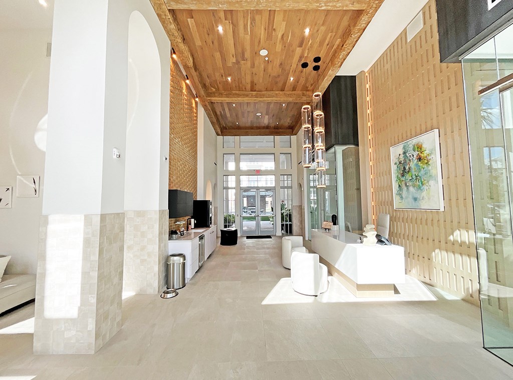 Impressive multi-story clubhouse with lounges, kitchen and entertaining areas