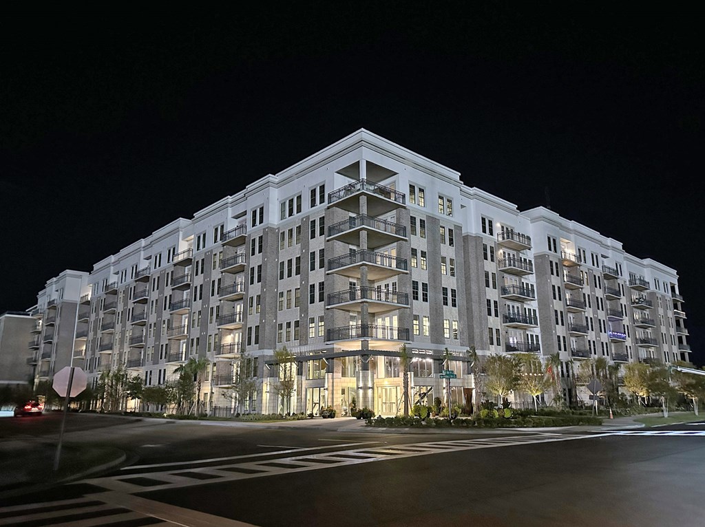 Majestic Legacy Patriots Point at nighttime