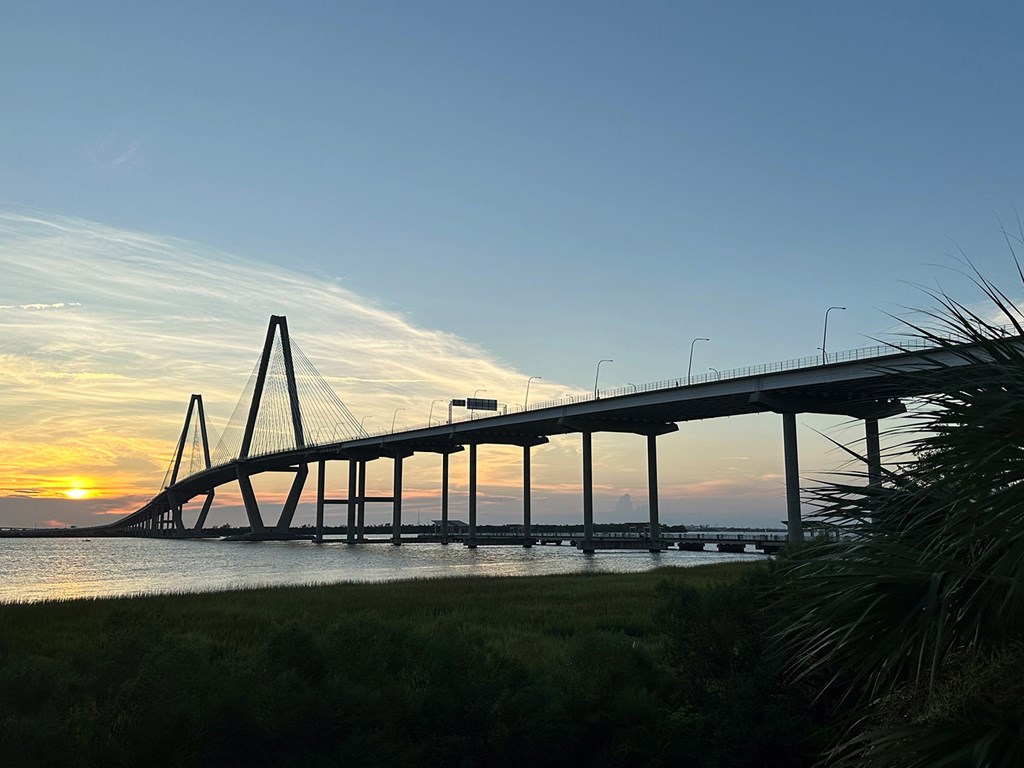 Arthur Ravenal Jr. Bridge visible from our community