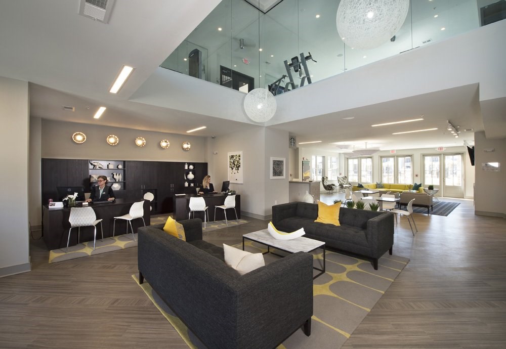 Leasing office and clubhouse