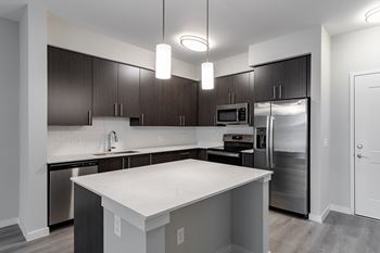 Quartz countertops in kitchens and baths