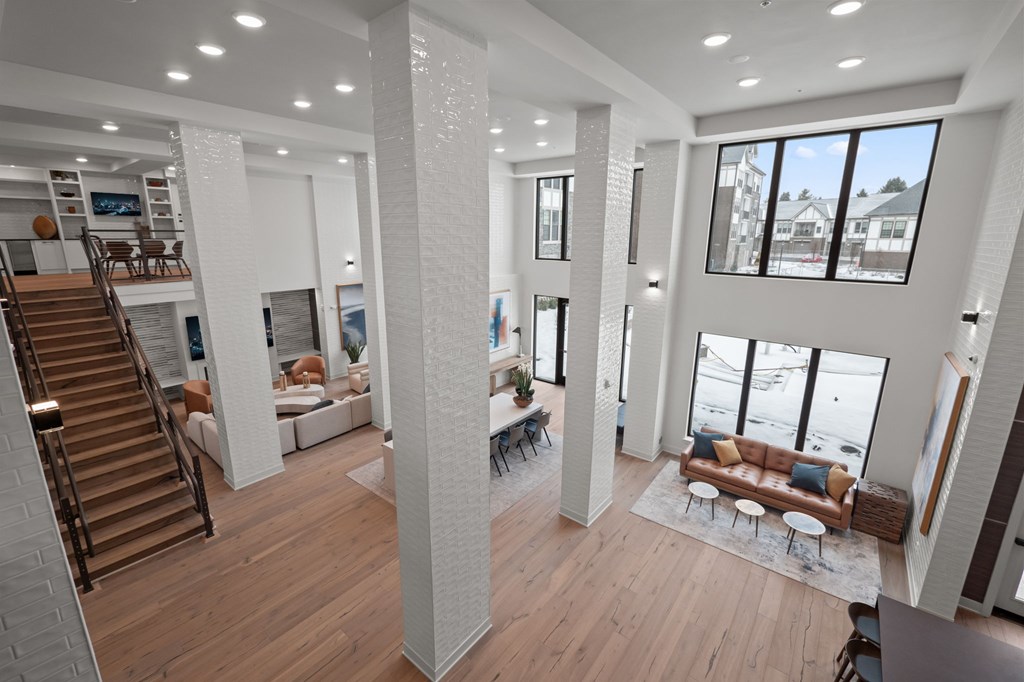 Impressive multi-story clubhouse with fireplace and WiFi