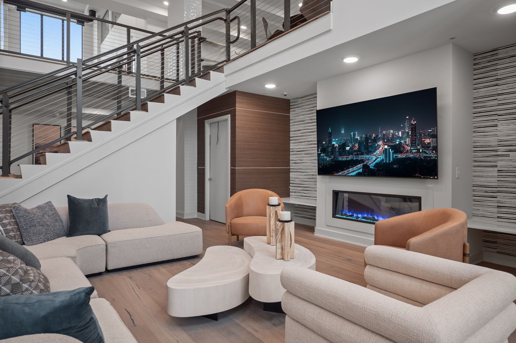 Impressive multi-story clubhouse with fireplace and WiFi