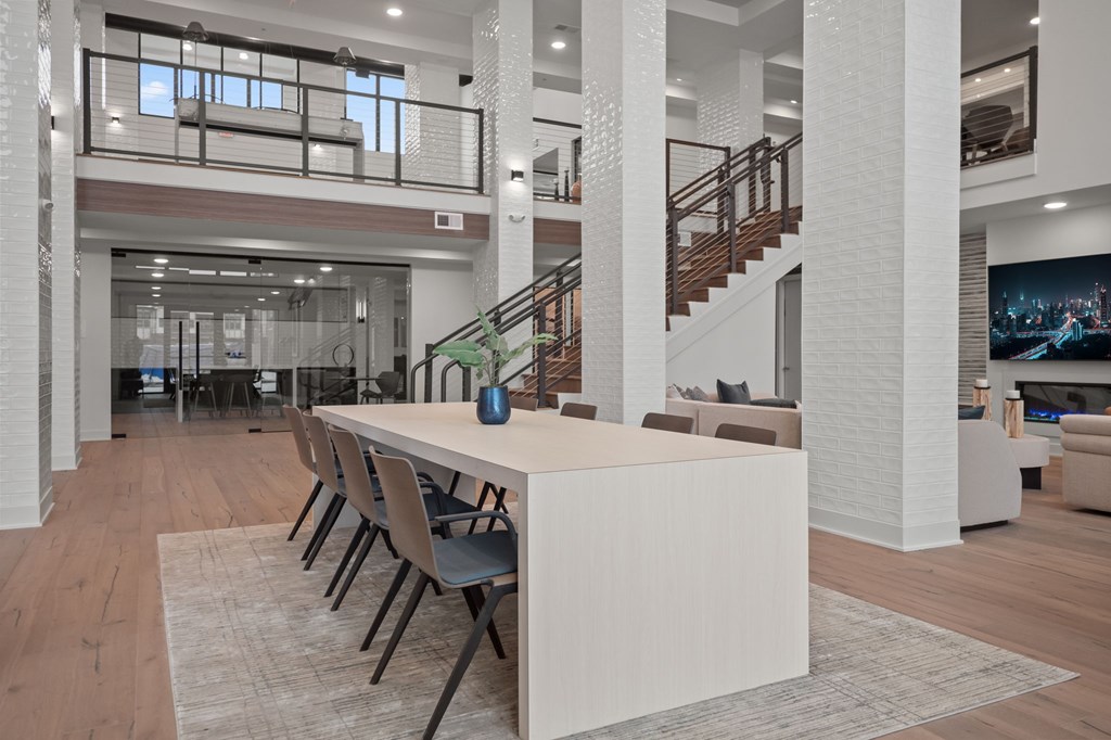 Impressive multi-story clubhouse