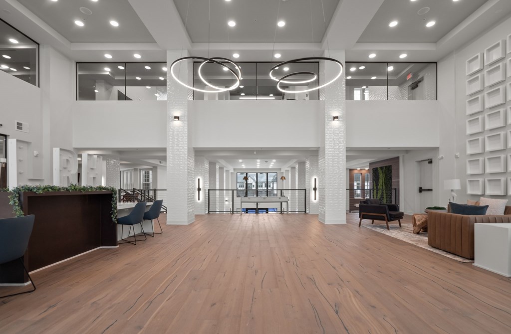 Impressive multi-story clubhouse