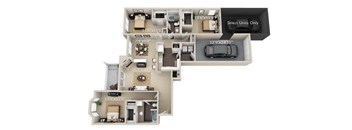 A 3D layout of apartment units with dimensions and a "Select Units Only" option.