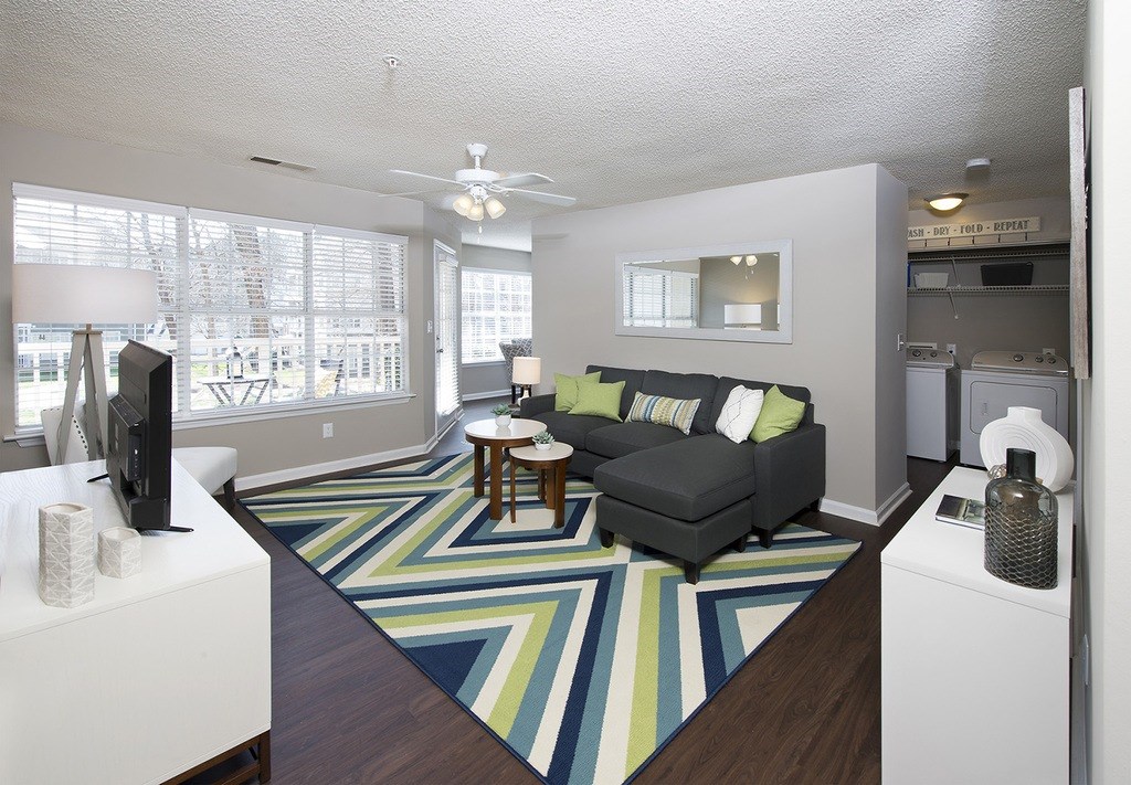 Spacious living area at Legacy Arboretum (Signature)
