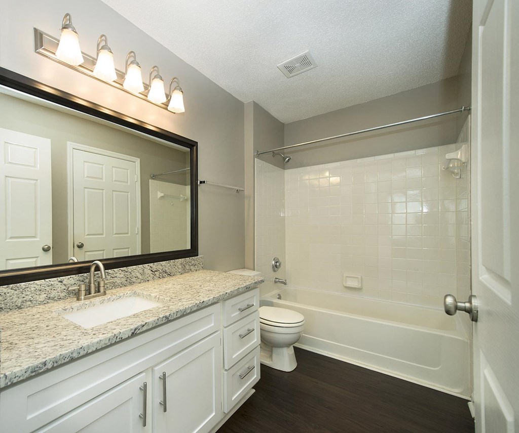 Granite countertops in bathrooms (Signature)