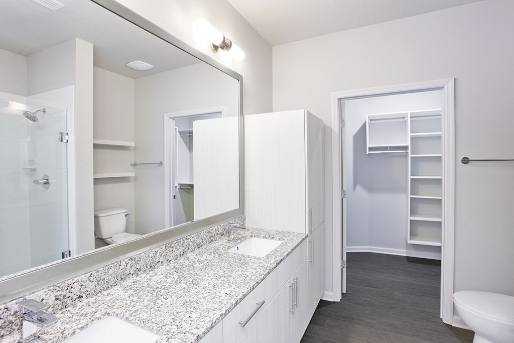Phase II units include granite countertops and California-style walk-in closets