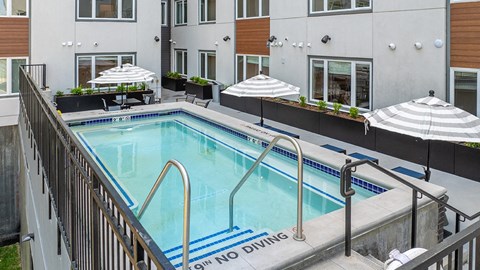 Pool View at Railside at Wadsworth Station, Colorado, 80214