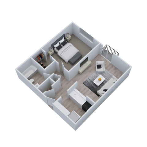 1 Bedroom A: Renovated