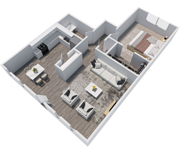 1 Bedroom B: Classic